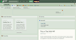 Desktop Screenshot of love-wg.deviantart.com