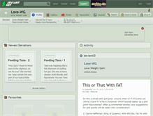 Tablet Screenshot of love-wg.deviantart.com