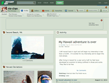 Tablet Screenshot of nie-chan.deviantart.com
