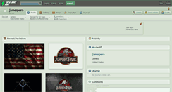 Desktop Screenshot of jamespero.deviantart.com