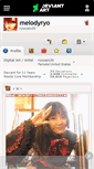 Mobile Screenshot of melodyryo.deviantart.com