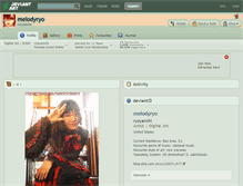 Tablet Screenshot of melodyryo.deviantart.com