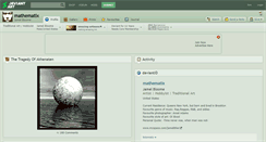 Desktop Screenshot of mathematix.deviantart.com