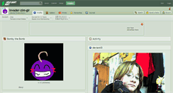 Desktop Screenshot of invader-zim-gir.deviantart.com