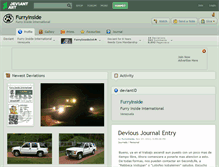 Tablet Screenshot of furryinside.deviantart.com