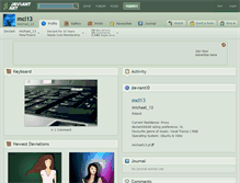 Tablet Screenshot of mcl13.deviantart.com