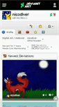 Mobile Screenshot of nicodiver.deviantart.com