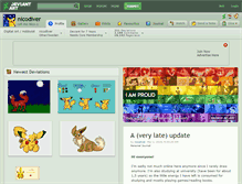 Tablet Screenshot of nicodiver.deviantart.com