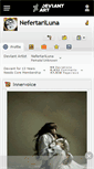 Mobile Screenshot of nefertariluna.deviantart.com
