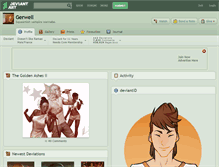 Tablet Screenshot of gerwell.deviantart.com