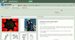 Desktop Screenshot of light-dragon.deviantart.com