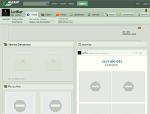 Tablet Screenshot of leritier.deviantart.com