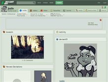 Tablet Screenshot of joslin.deviantart.com