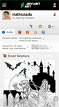 Mobile Screenshot of matmusada.deviantart.com