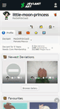 Mobile Screenshot of little-moon-princess.deviantart.com