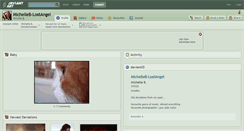 Desktop Screenshot of michelleb-lostangel.deviantart.com