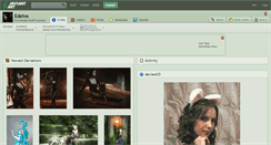 Desktop Screenshot of edelva.deviantart.com