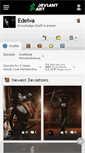 Mobile Screenshot of edelva.deviantart.com