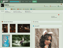 Tablet Screenshot of edelva.deviantart.com