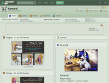 Tablet Screenshot of kanamai.deviantart.com