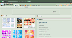 Desktop Screenshot of darkicedphoenix.deviantart.com
