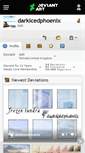 Mobile Screenshot of darkicedphoenix.deviantart.com