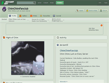 Tablet Screenshot of chimchimfanclub.deviantart.com