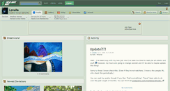 Desktop Screenshot of lenalia.deviantart.com