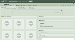 Desktop Screenshot of panacer.deviantart.com