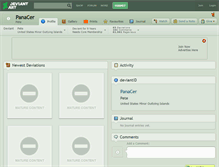 Tablet Screenshot of panacer.deviantart.com