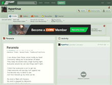 Tablet Screenshot of hyperknux.deviantart.com