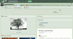 Desktop Screenshot of crazykitty82stock.deviantart.com