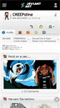 Mobile Screenshot of creepstine.deviantart.com