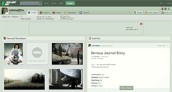 Desktop Screenshot of coloneljinx.deviantart.com