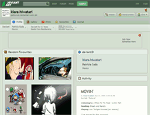 Tablet Screenshot of kiara-hiwatari.deviantart.com