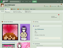 Tablet Screenshot of jaz-chibimaster.deviantart.com