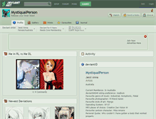 Tablet Screenshot of mystiqualperson.deviantart.com