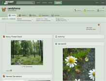 Tablet Screenshot of candyhorse.deviantart.com