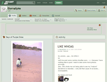 Tablet Screenshot of eternallyme.deviantart.com