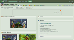 Desktop Screenshot of kya-darklineage-club.deviantart.com