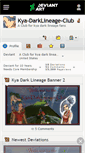 Mobile Screenshot of kya-darklineage-club.deviantart.com