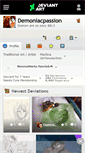 Mobile Screenshot of demoniacpassion.deviantart.com