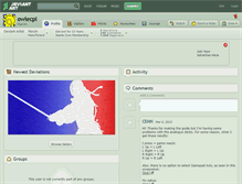 Tablet Screenshot of owiecpl.deviantart.com