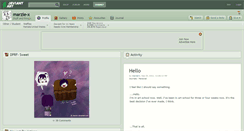 Desktop Screenshot of marzie-x.deviantart.com
