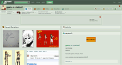 Desktop Screenshot of gaara--x--matsuri.deviantart.com