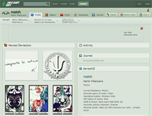 Tablet Screenshot of maioh.deviantart.com