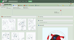 Desktop Screenshot of celestis-mew.deviantart.com