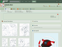Tablet Screenshot of celestis-mew.deviantart.com