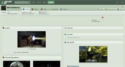 Desktop Screenshot of merchasaurus.deviantart.com