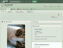 Tablet Screenshot of l0v3-0r-hat3.deviantart.com